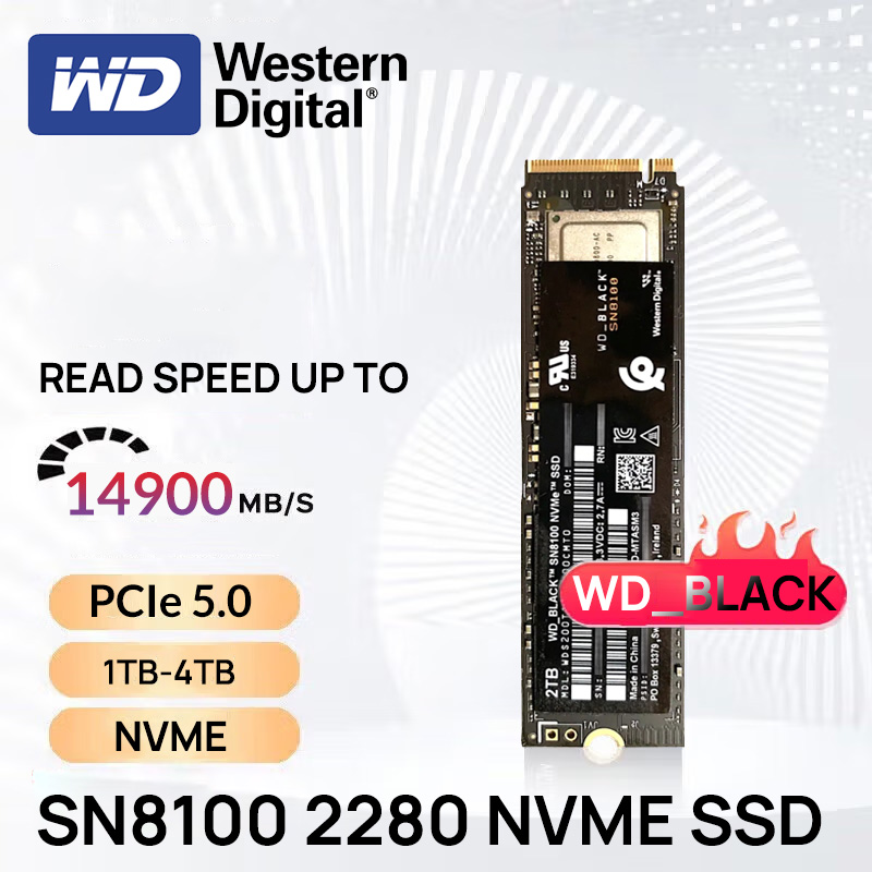 Nvme Pcie 5.0 Ssd 4Tb - Western Digital PCIe 5.0 SSD Baru